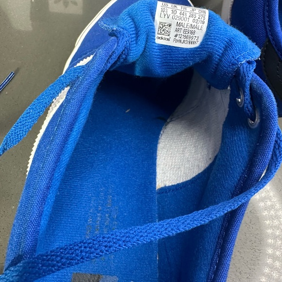 Size 10.5 - adidas Seeley Royal Blue - Picture 10 of 13
